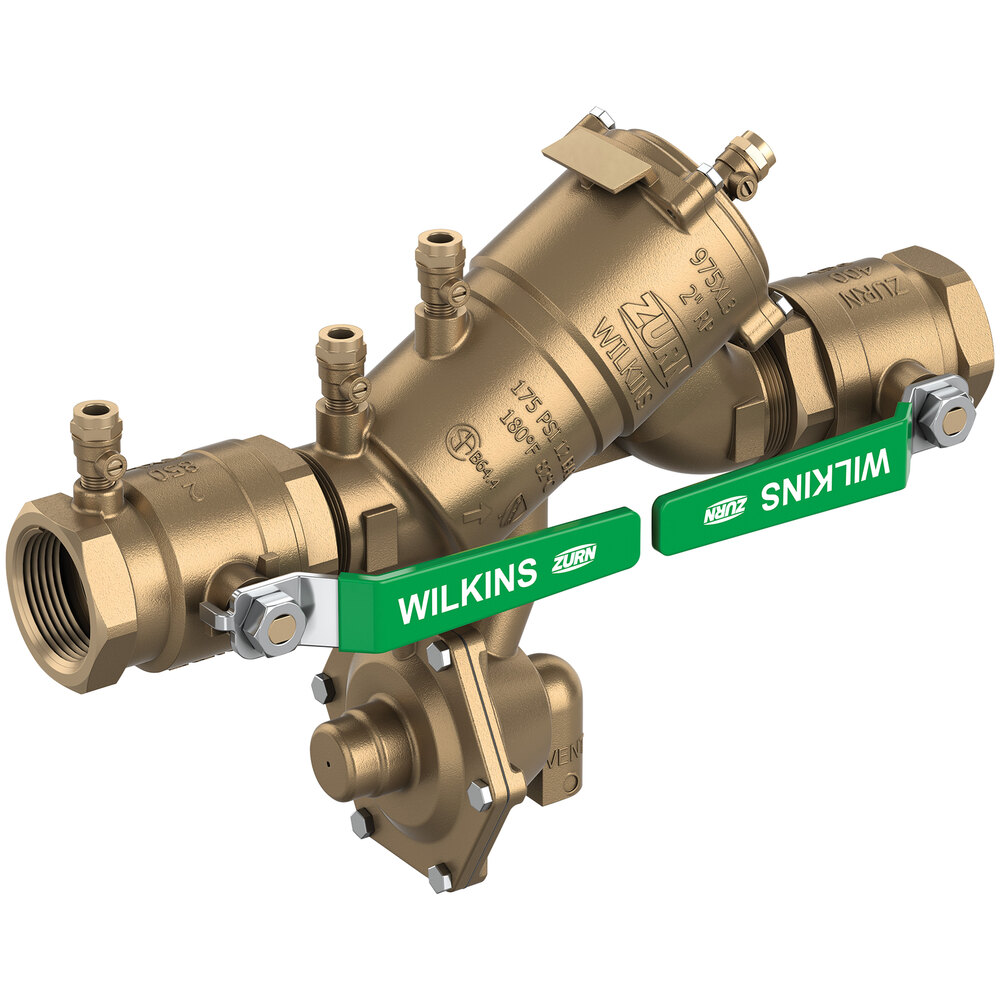 Zurn Elkay 2-975XL3 2" Reduced Pressure Principle Backflow Assembly EZSwap Checks - 175 PSI
