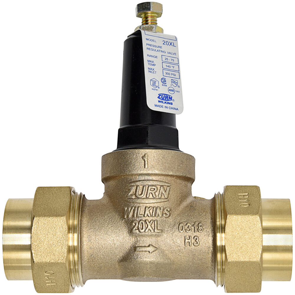 Zurn Elkay 1-20XLDU 1" Double FNPT Union Connection Water Pressure Reducing Valve