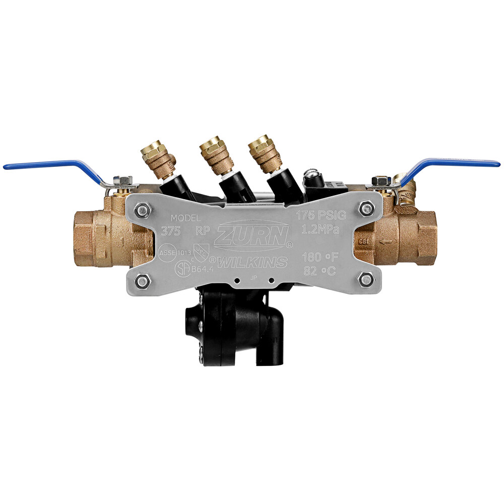 Zurn Elkay 1-375 1" Reduced Pressure Principle Backflow Preventer for Non-Potable Water Lines