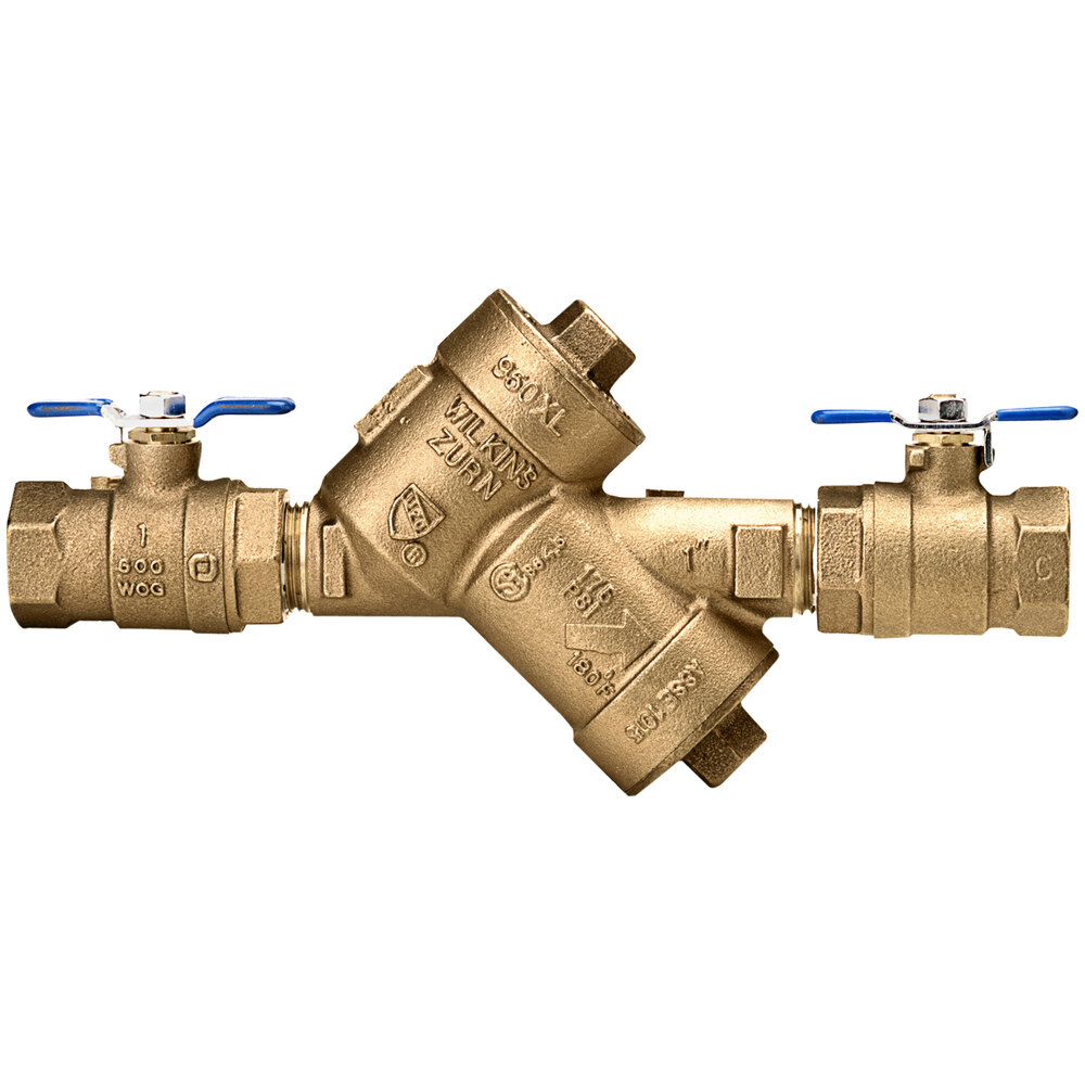 Zurn Elkay 1-950XL 1" Wye Pattern Double Check Valve Backflow Preventer