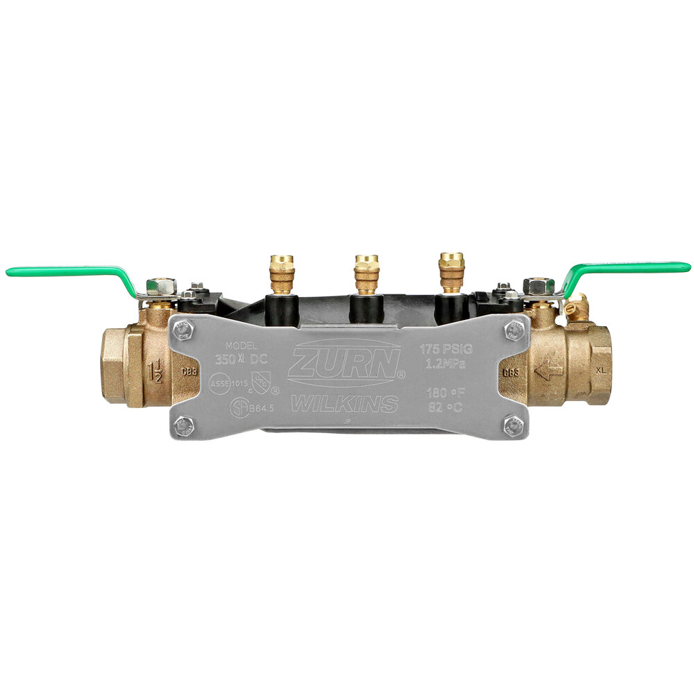 Zurn Elkay 112-350XL 1 1/2" Double Check Valve Backflow Preventer