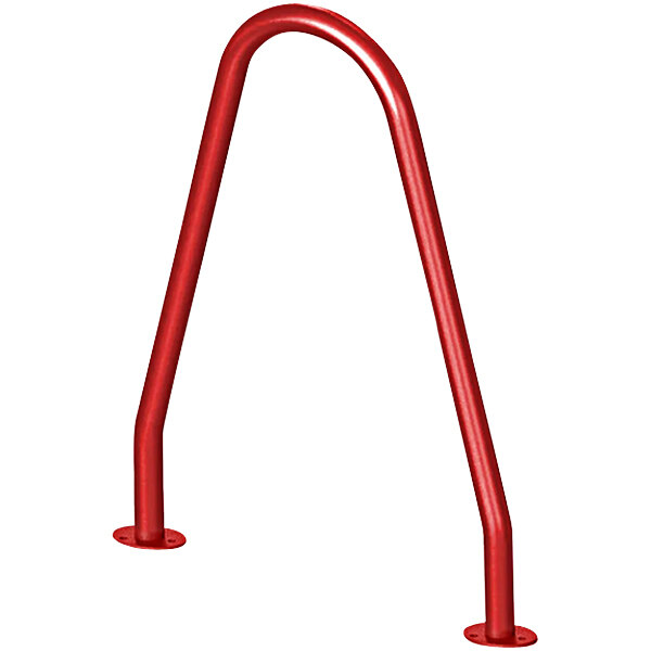 Wausau Tile 38 1/8" Surface Mount Metal Bola Bike Rack