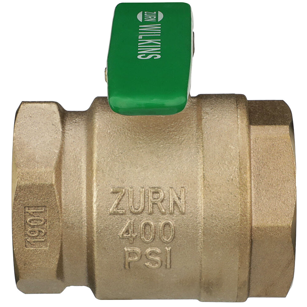 Zurn Elkay 2-850XL 2" Quarter Turn Bronze Ball Valve