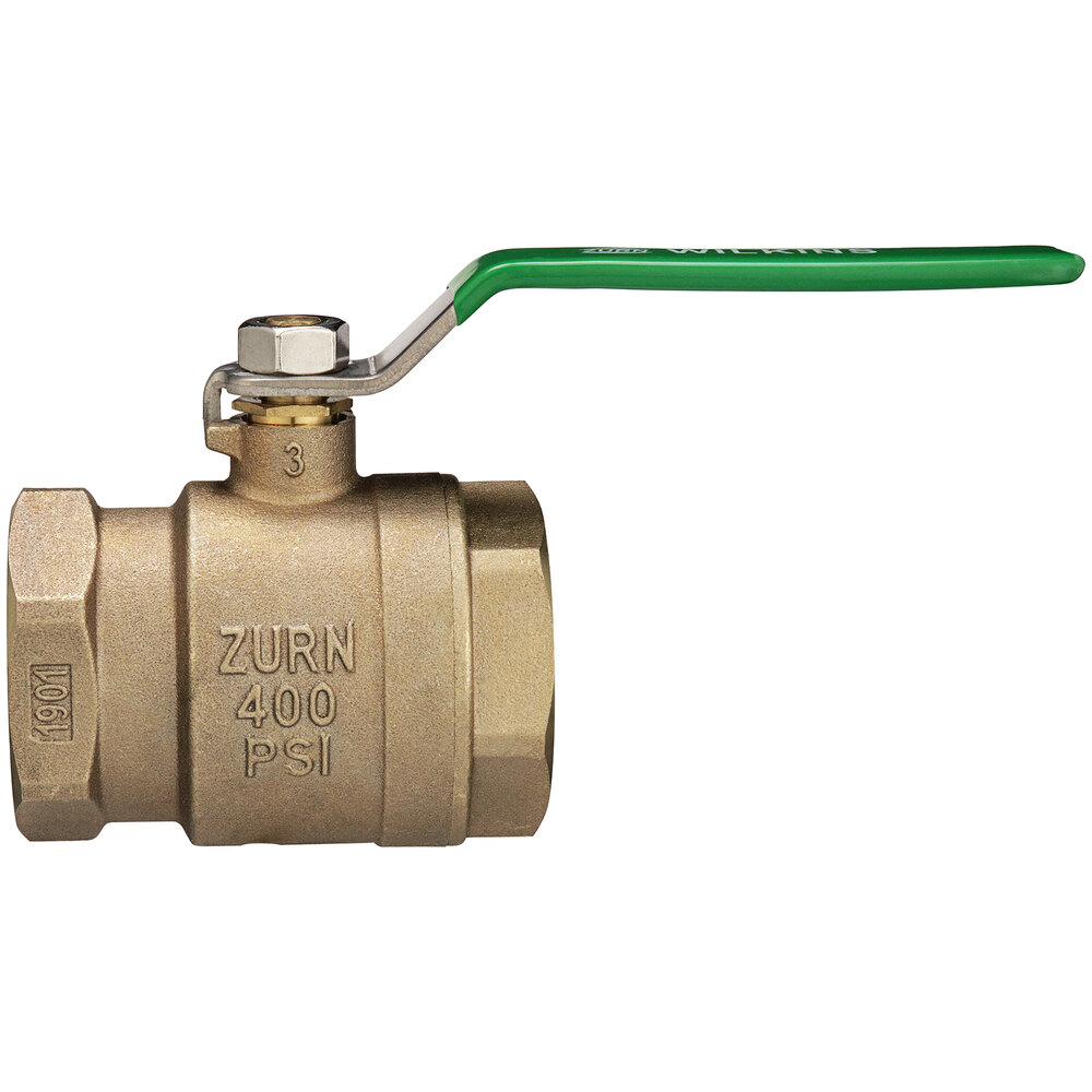 Zurn Elkay 112-850TXL 1 1/4" Quarter Turn Tapped Bronze Ball Valve
