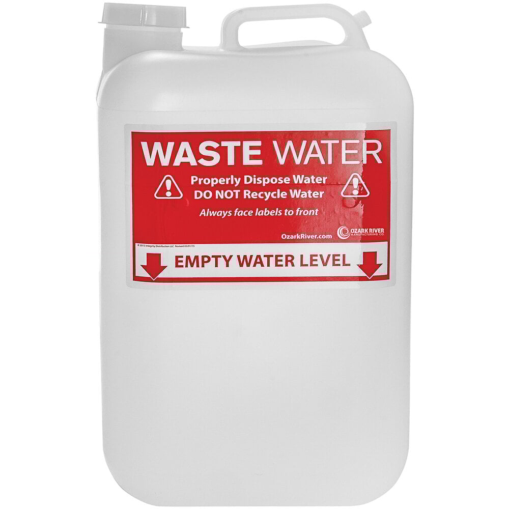 Ozark River Manufacturing AC-06-TNK 6 Gallon Waste Water Tank with Cap