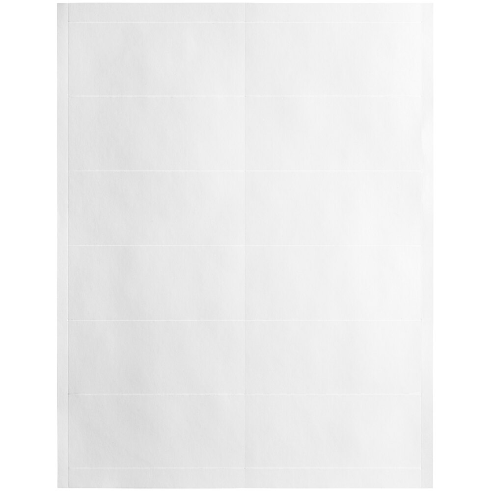 Regency Space Solutions 4" x 2" Label Inserts - 250/Pack