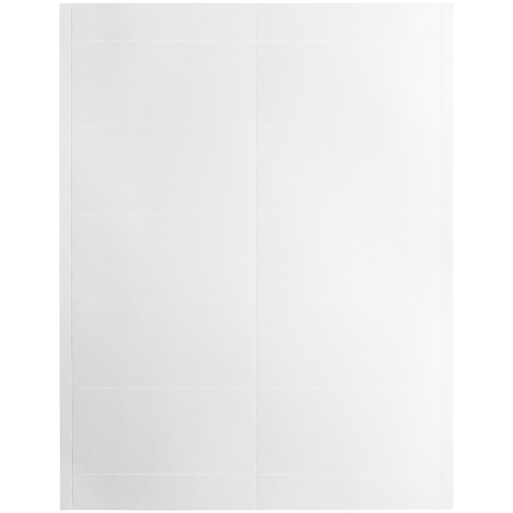 Regency Space Solutions 4" x 1 3/4" Label Inserts - 300/Pack