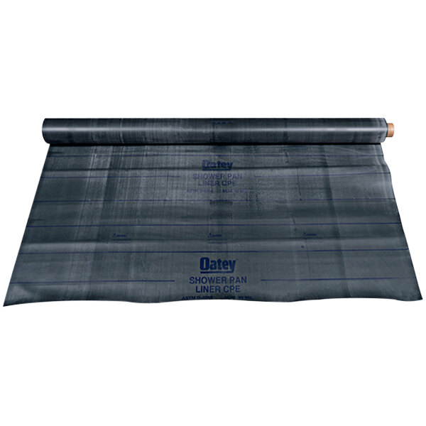 Oatey 41615 40' x 5' Black 40 Mil CPE Shower Pan Liner