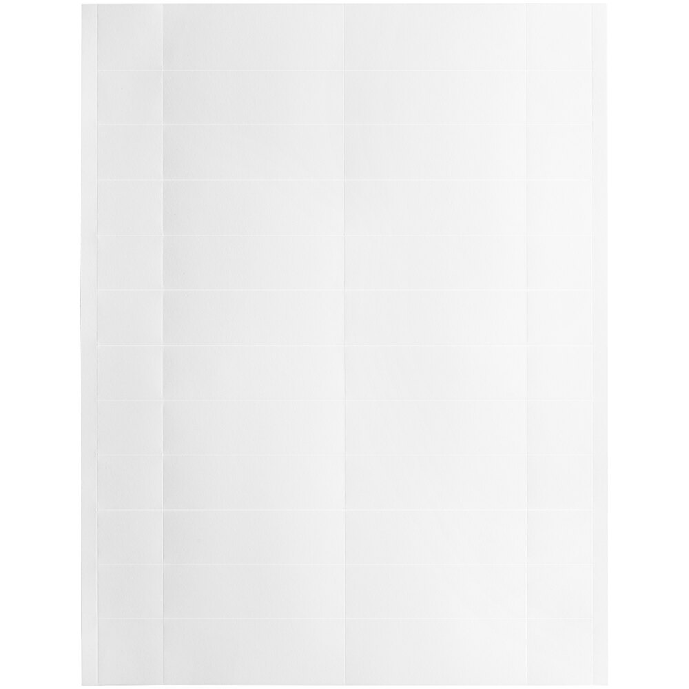 Regency Space Solutions 3" x 1" Label Inserts - 500/Pack