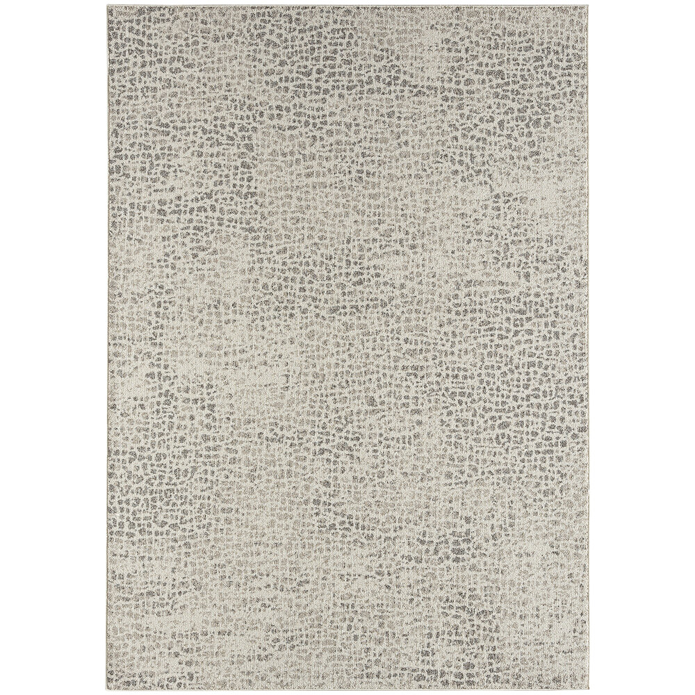 Abani Layla Collection 5' 3" x 7' 6" Beige / Brown Distressed Farmhouse Animal Print Area Rug