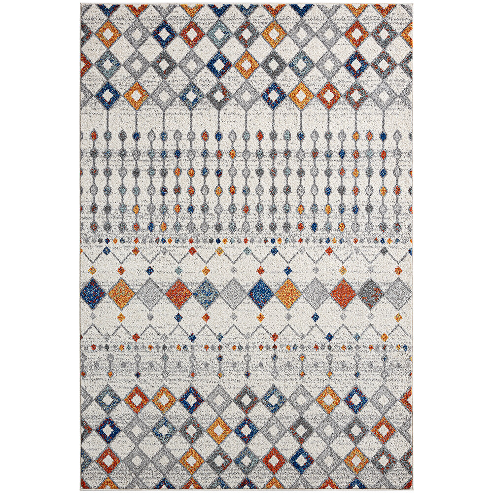 Abani Casa Collection 4' x 6' Multicolor Moroccan Area Rug