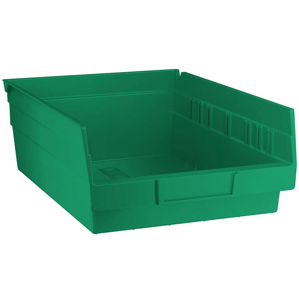 Regency Green Shelf Bin, 11 5/8" x 8 3/8" x 4" - 20/Case