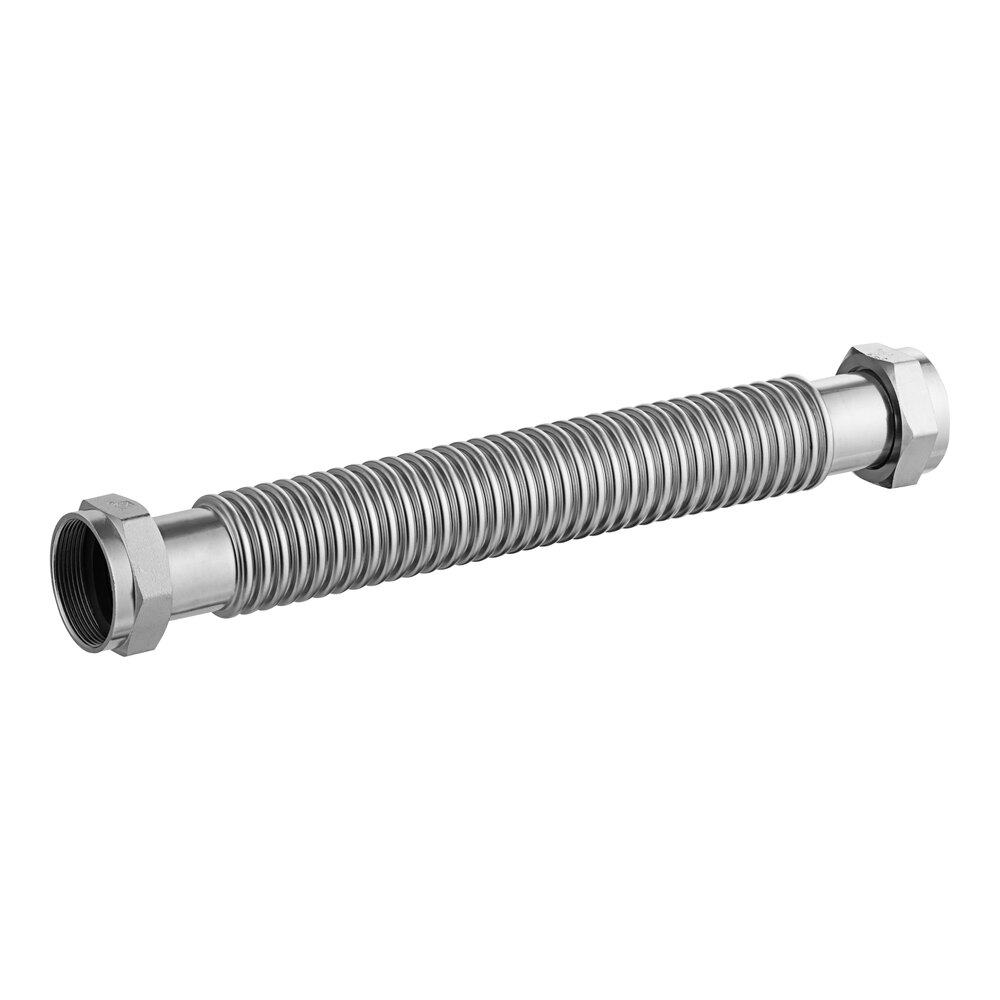 Easyflex EFWC-200-SS-1515-18 18" Stainless Steel Water Heater Connector with 2" Female Connections