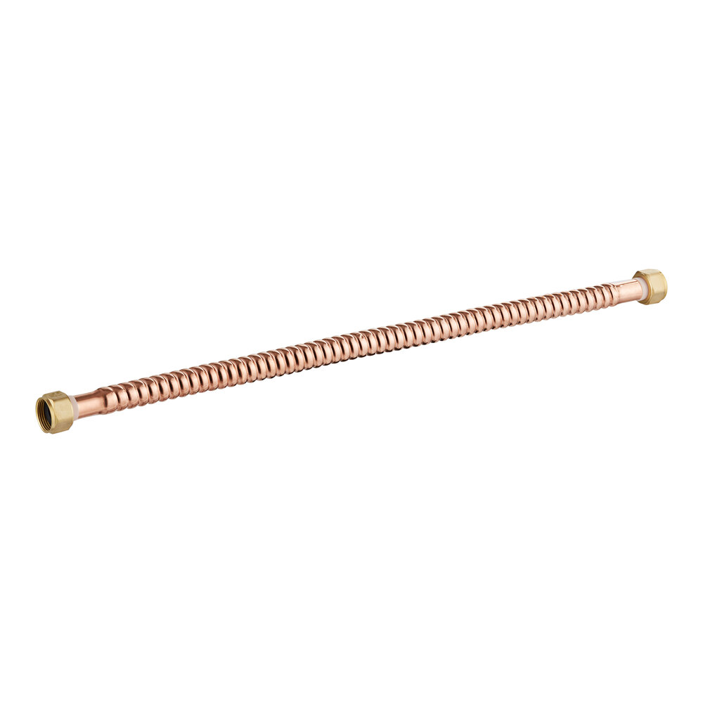 Easyflex EFWC-034C-1010-24 24" Copper Water Heater Connector with 3/4" Female Connections
