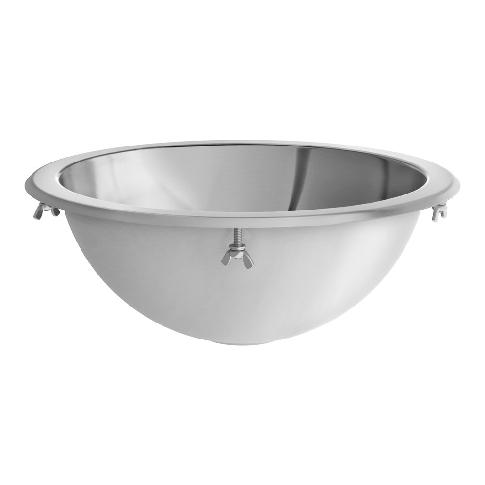 Regency 12" x 5" 20-Gauge Stainless Steel One Compartment Round Drop-in Sink