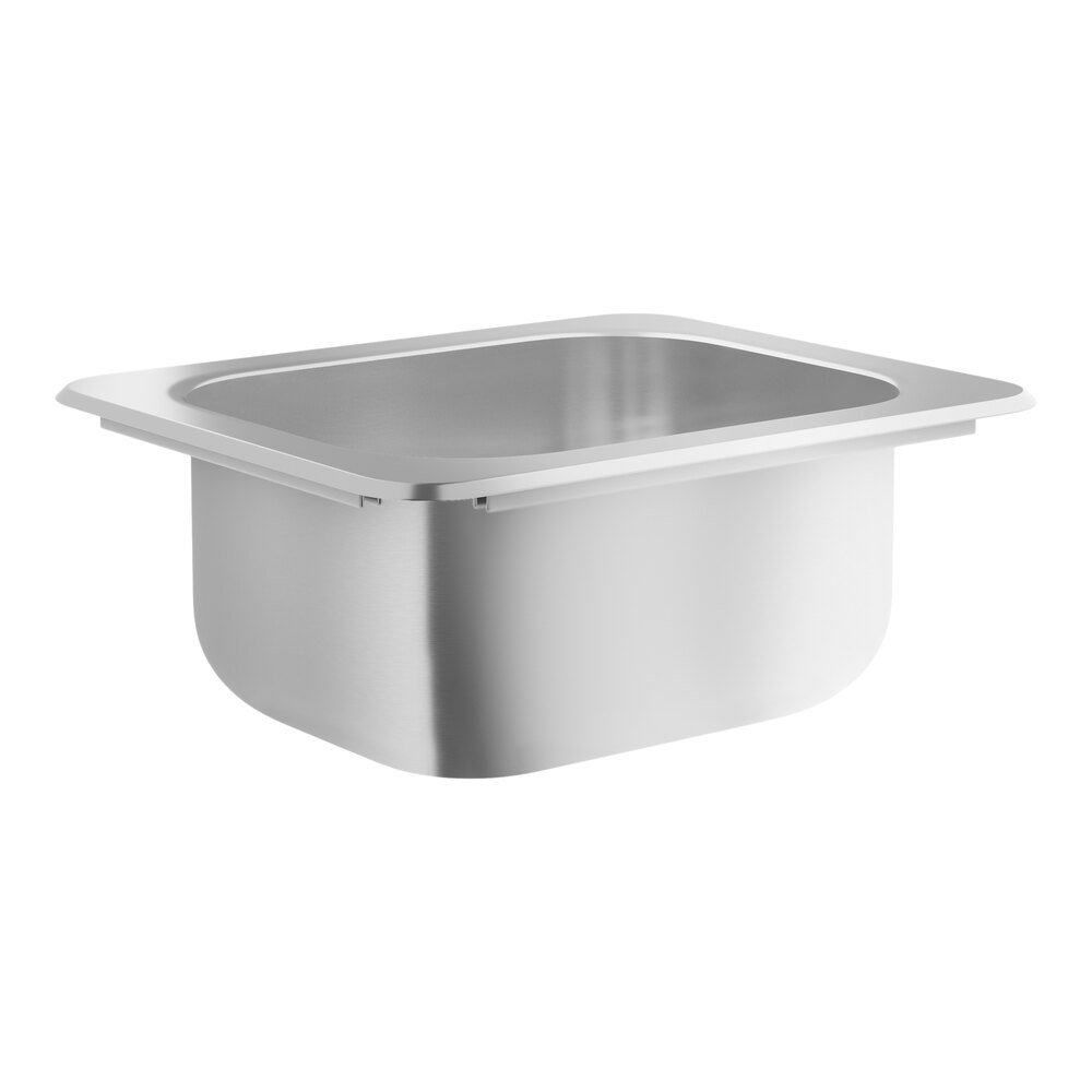 Regency 9 3/8" x 10 13/16" x 6" 22-Gauge Stainless Steel One Compartment Drop-in Sink