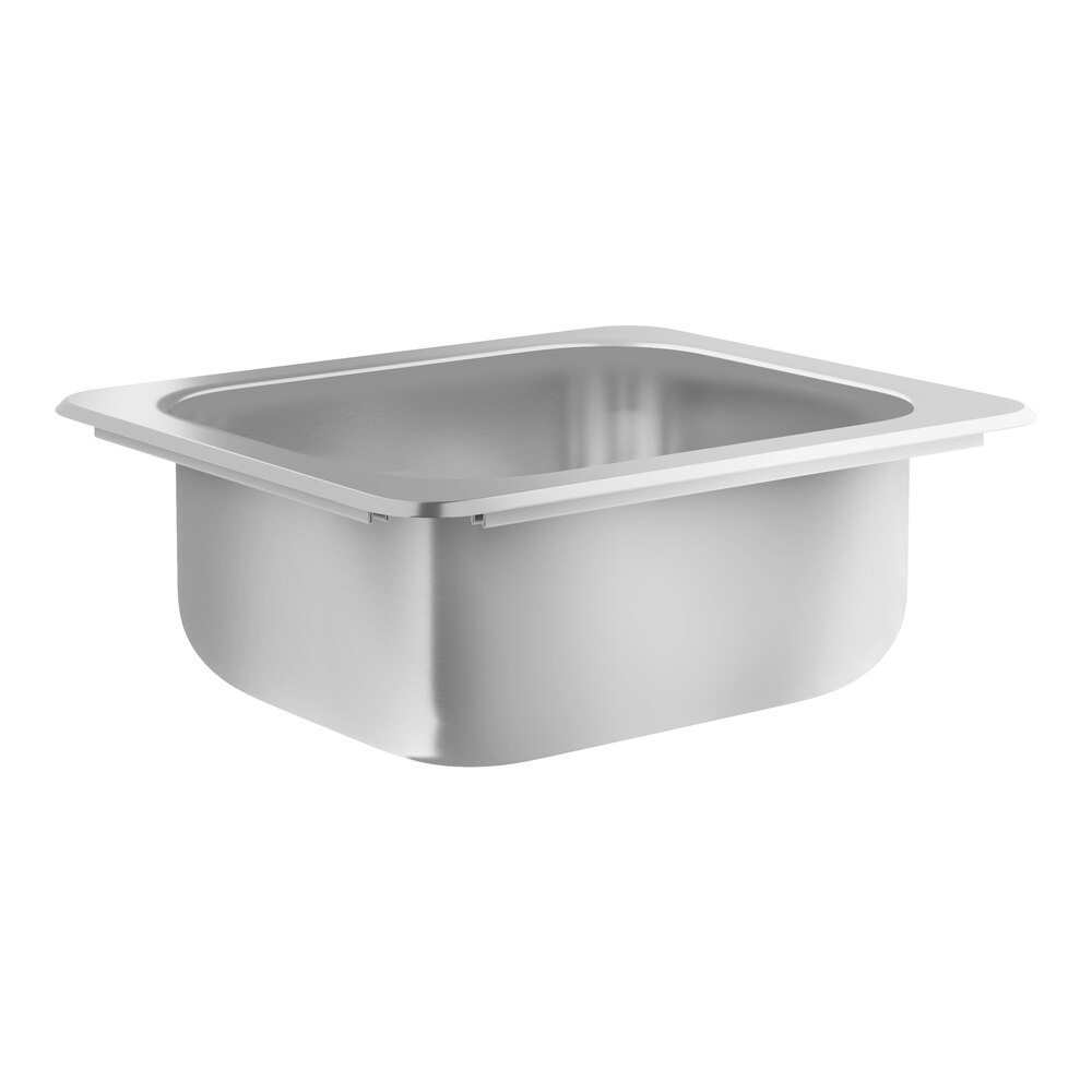 Regency 11" x 13 1/4" x 6" 22-Gauge Stainless Steel One Compartment Drop-in Sink