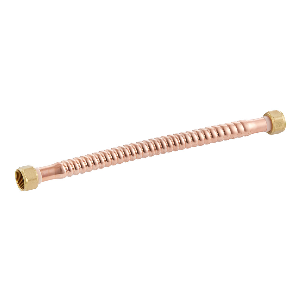 Easyflex EFWC-034C-1010-15 15" Copper Water Heater Connector with 3/4" Female Connections
