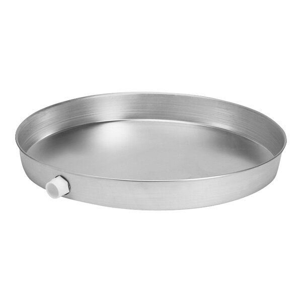 Oatey 34083 24" Aluminum Water Heater Pan with 1 1/2" PVC Adapter