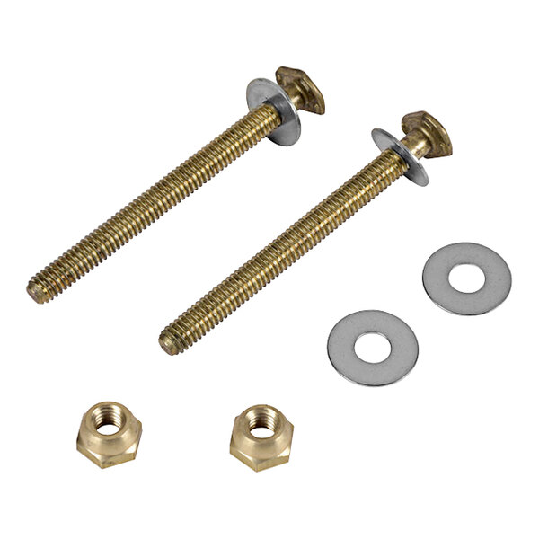 Hercules by Oatey 90174 Johni-Bolt 5/16" x 3 1/2" Brass Bolt Set for Toilet Installations
