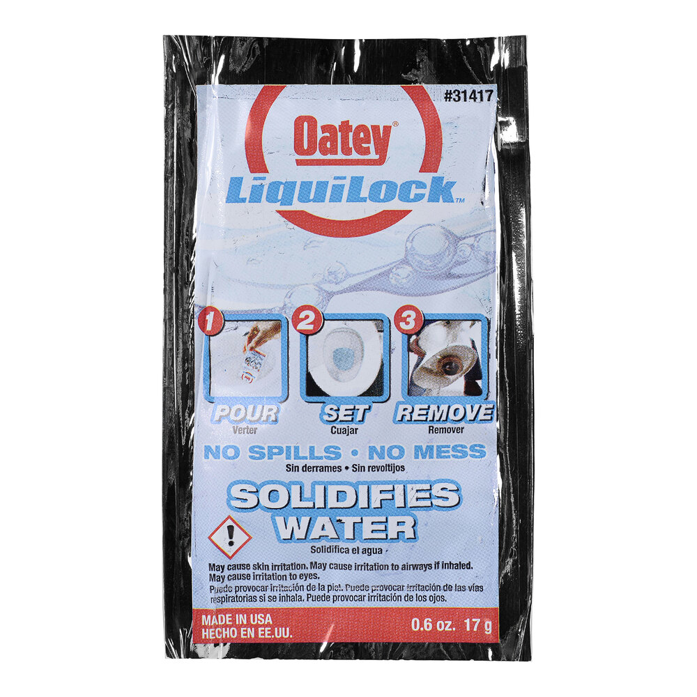 Oatey 31417 Liquilock 0.6 oz. Water Absorbing Crystals
