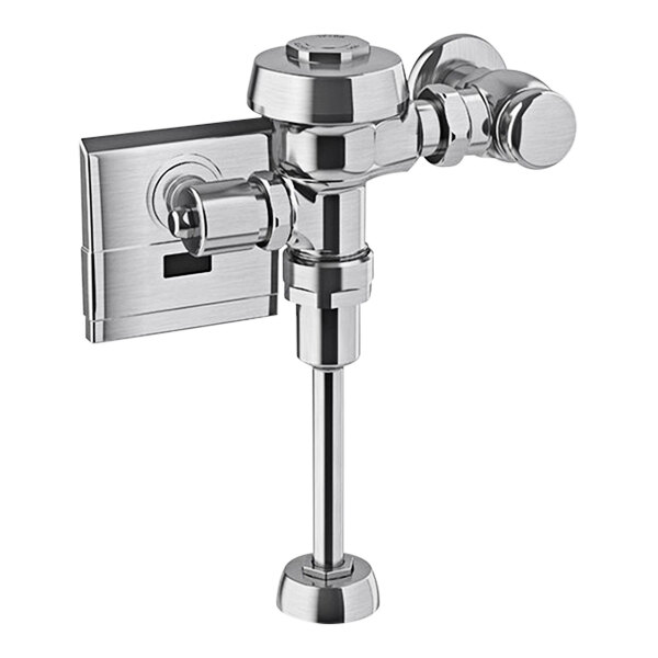 Sloan 3452673 Royal Hardwired Chrome Single Flush Exposed Sensor Mechanical Override Urinal Flushometer - 1.0 GPF