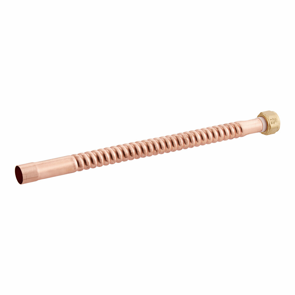 Easyflex EFWC-034C-1060-15 15" Copper Water Heater Connector with 3/4" Female Connection and 3/4" Sweat Connection