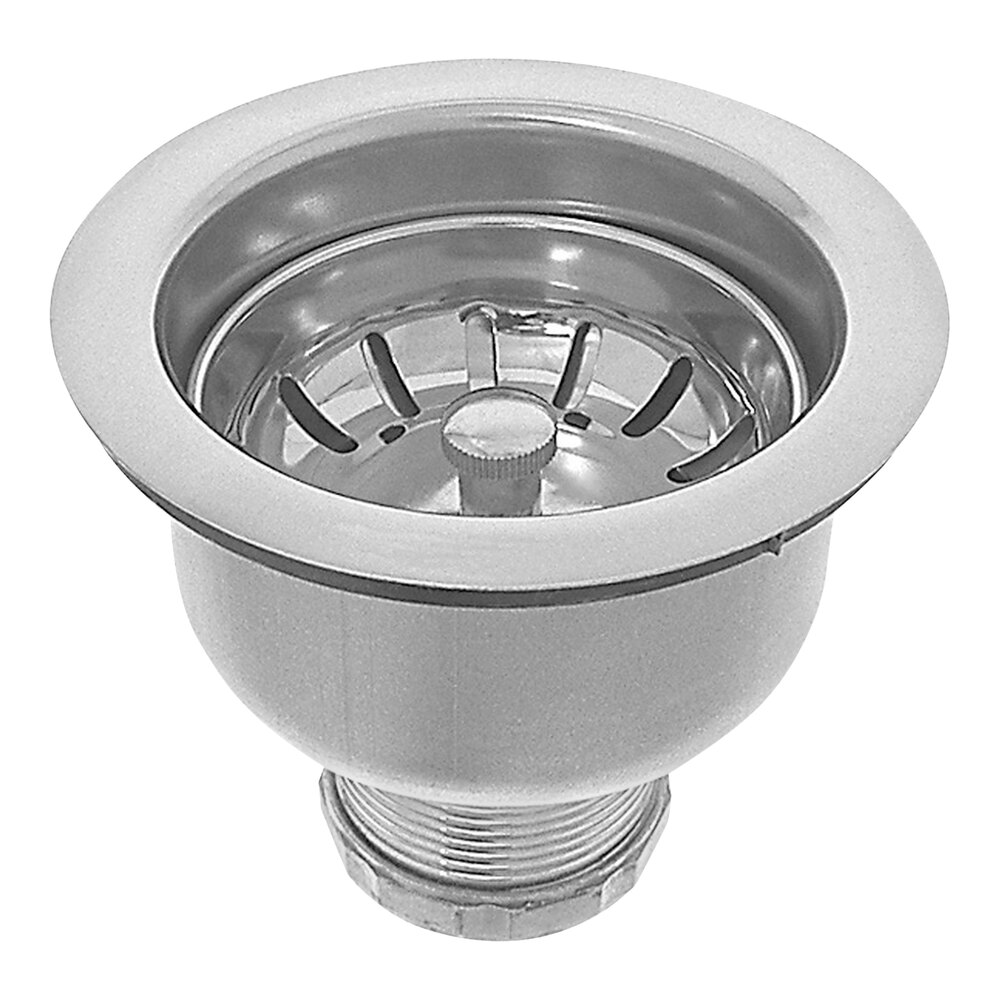 Dearborn by Oatey Snap-N-Tite 3 3/4" Stainless Steel Sink Basket Strainer with Locking Cup