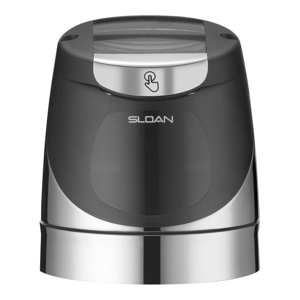 Sloan 3375301 Solis Polished Chrome Solar-Powered Single Flush Sensor Retrofit Kit with Top Spud Fixture Connection and Electrical Override for Urinals and Water Closet Flushometers - 1.6 GPF