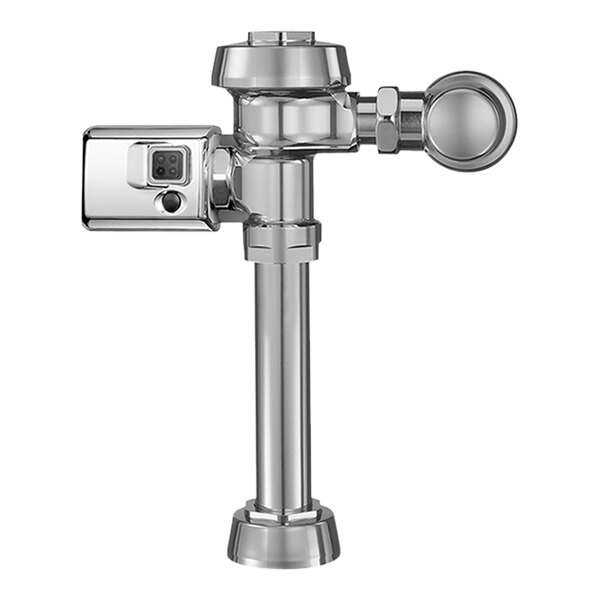 Sloan 3910022 Royal Polished Chrome Battery-Operated Single Flush Exposed Sensor Water Closet Flushometer with Top Spud Fixture - 1.28 GPF