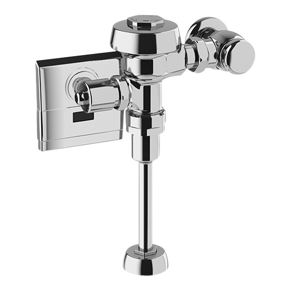 Sloan 3452630 Royal Polished Chrome Hardwired Single Flush Exposed Sensor Urinal Flushometer with Top Spud Fixture - 0.125 GPF