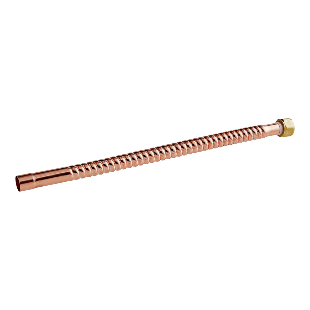 Easyflex EFWC-034C-1060-18 18" Copper Water Heater Connector with 3/4" Female Connection and 3/4" Sweat Connection