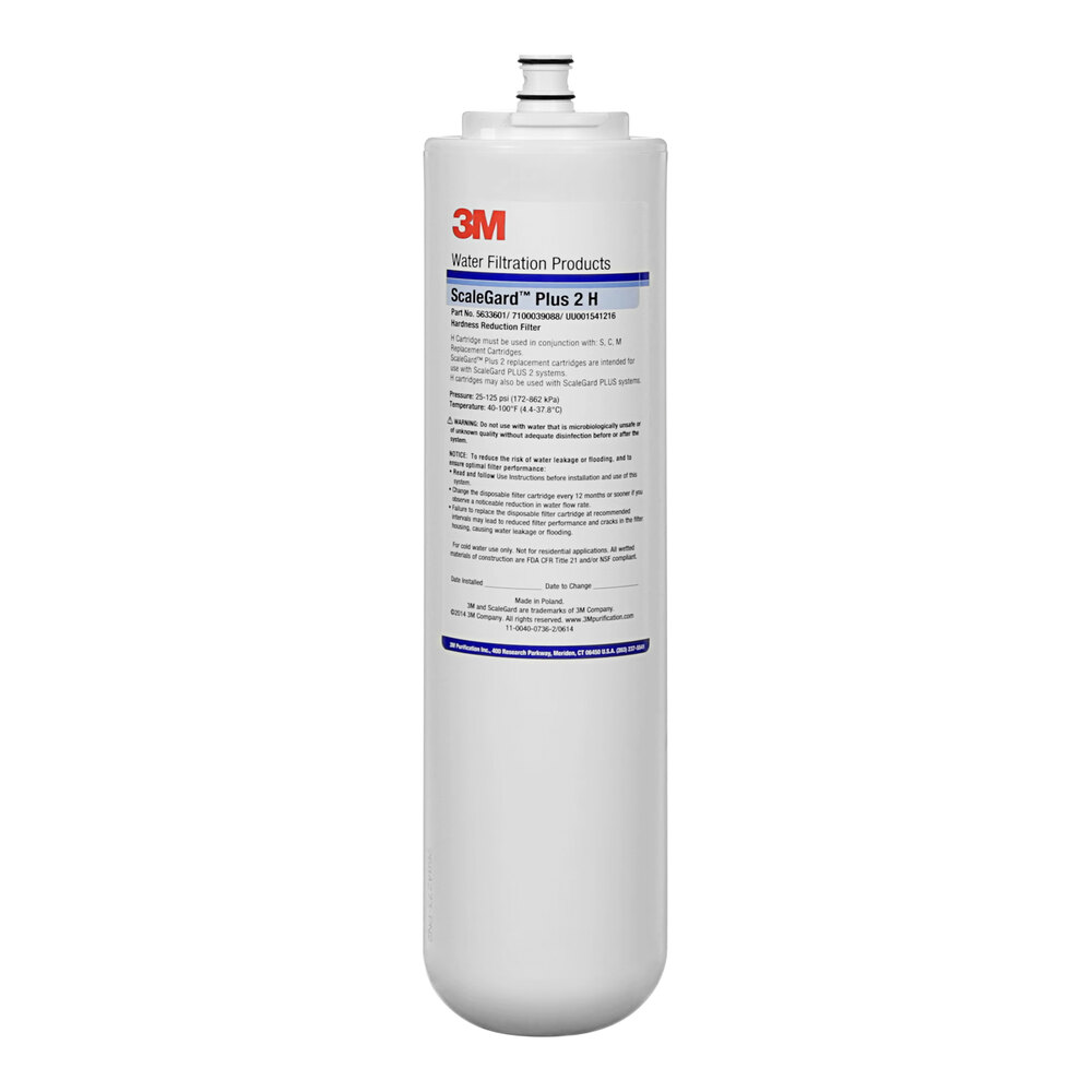 3M Water Filtration Products 5633601 Hardness Reduction Replacement Cartridge for TSR150 ScaleGard Plus 2 Reverse Osmosis Water Filtration System