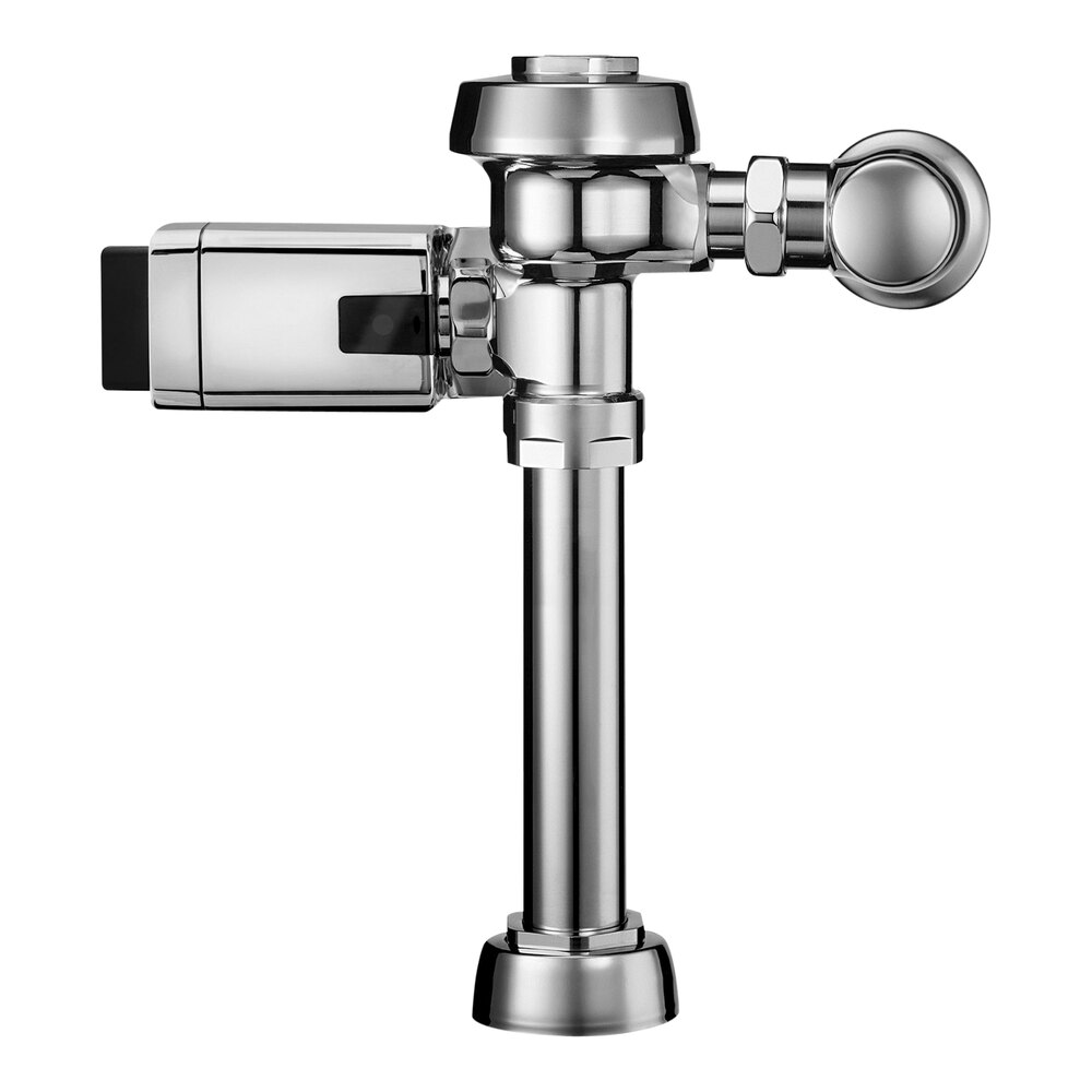 Sloan 3910276 Royal Polished Chrome Battery-Operated Single Flush Exposed Sensor Water Closet Flushometer with Top Spud Fixture - 1.28 GPF