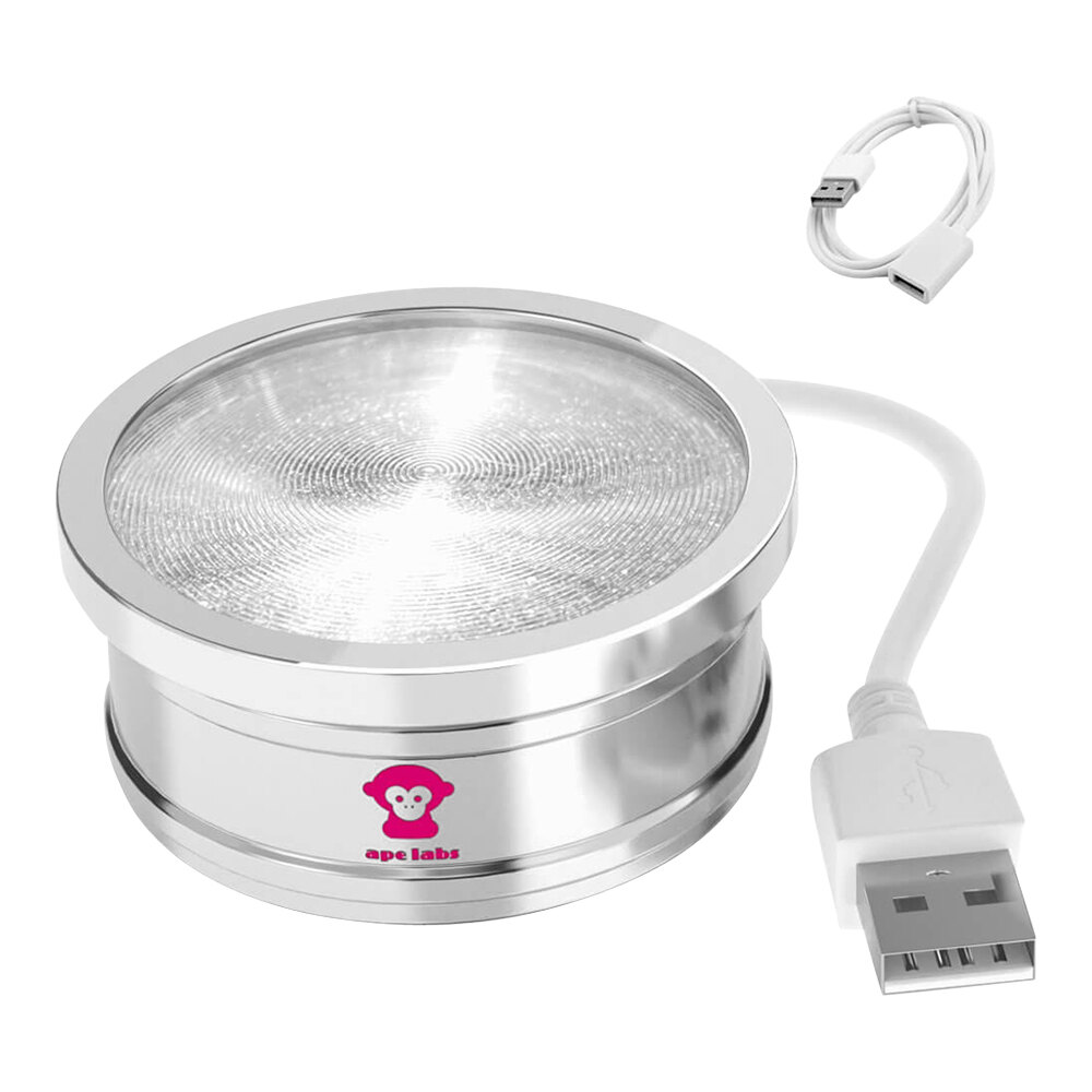 Ape Labs Coin 2.0 Gray Wireless LED Light with 29 Color Presets