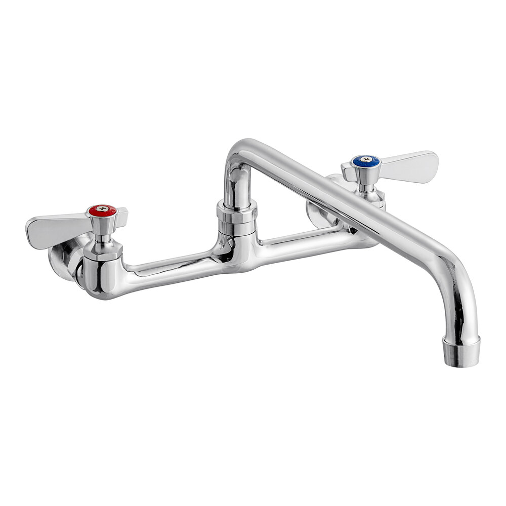 Regency Wall Mount Faucet with 8" Centers and 14" Swing Spout