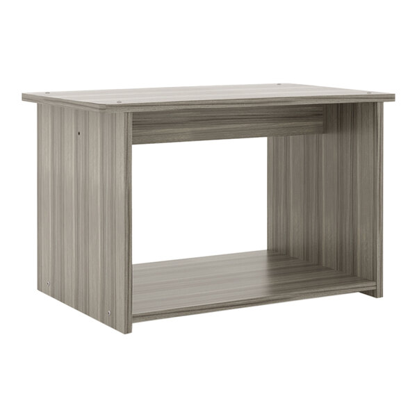 Tot Mate TM2127A.S3322 Shadow Elm Laminate Preschool Play Center - 32" x 20 1/2" x 20"