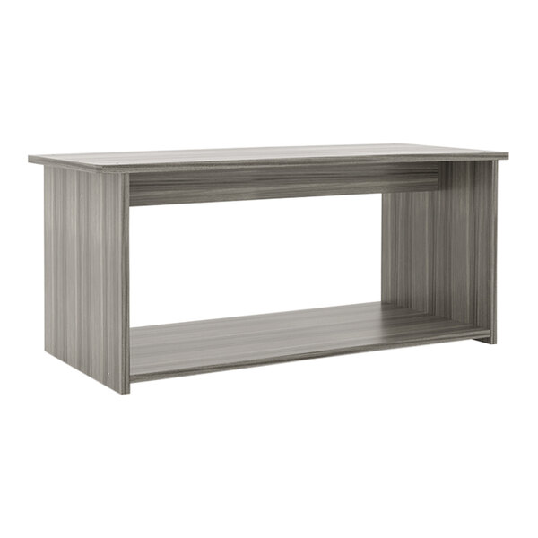 Tot Mate TM2128A.S3322 Shadow Elm Laminate Preschool Play Center - 45 1/2" x 20 1/2" x 20"