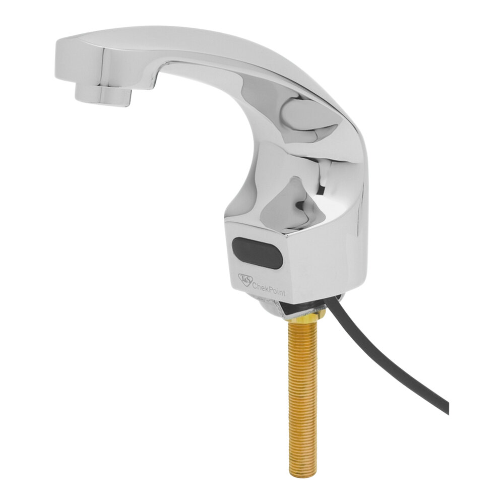 T&S EC-3102-HG Deck Mounted ChekPoint Hands-Free Sensor Automatic Faucet with Hydro-Generator
