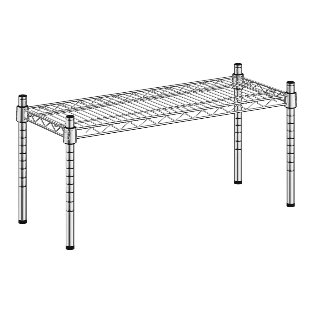 Regency 12" x 30" x 14" NSF Chrome Dunnage Shelf