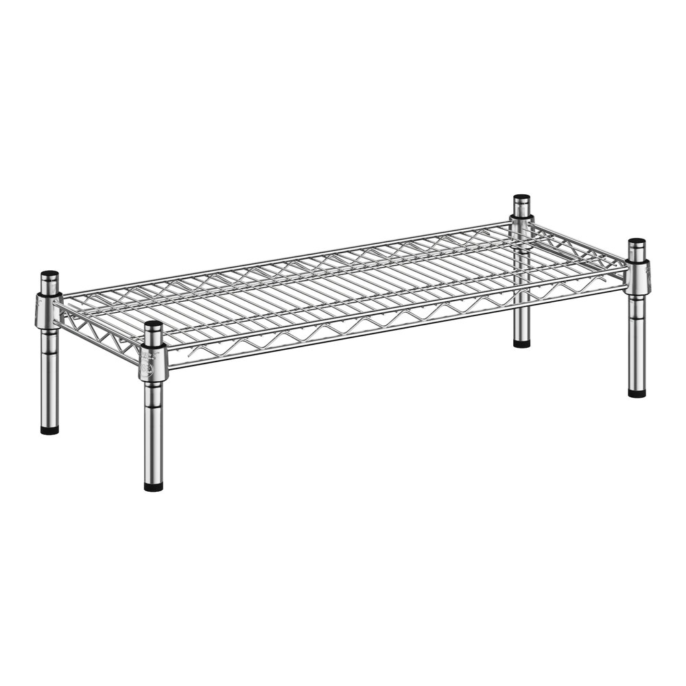 Regency 12" x 30" x 8" NSF Chrome Dunnage Shelf