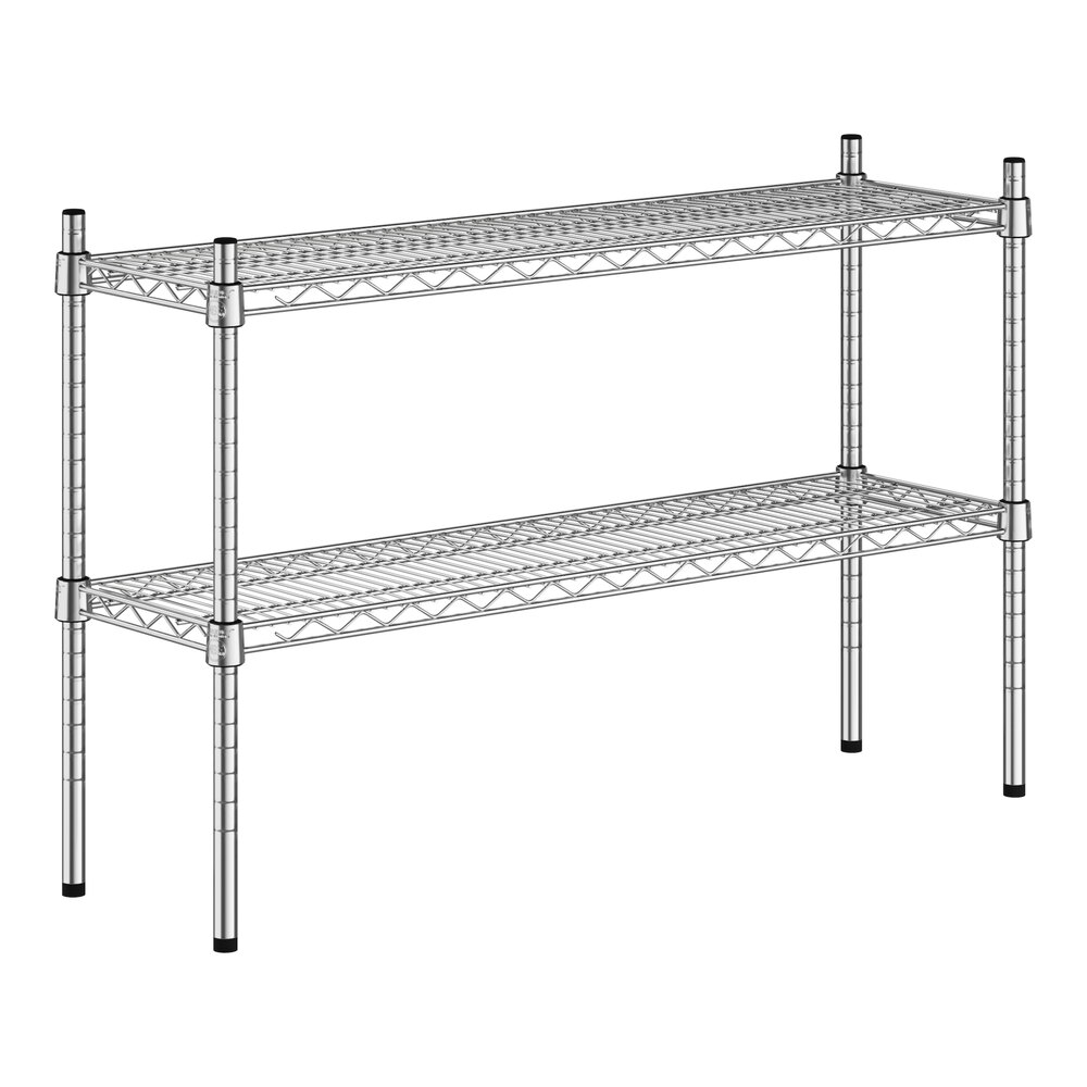 Regency 12" x 42" x 27" NSF Chrome 2-Shelf Kit