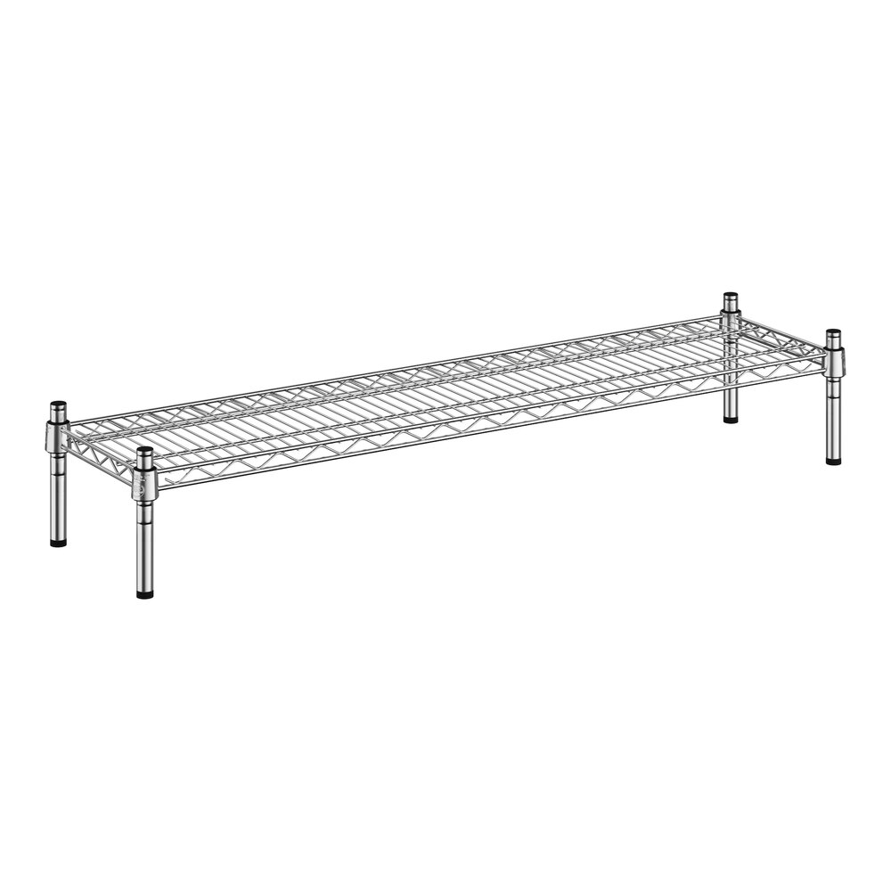 Regency 12" x 48" x 8" NSF Chrome Wire 1-Shelf Kit