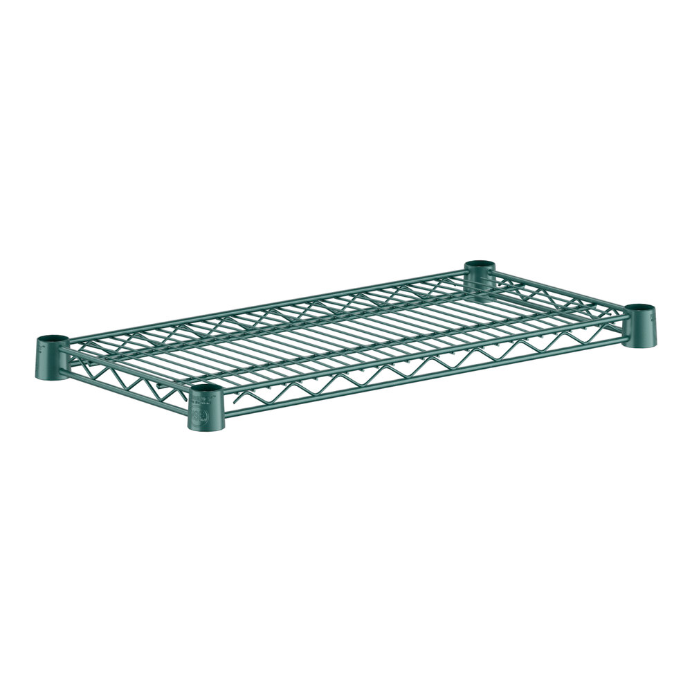 Regency 12" x 24" NSF Green Epoxy Wire Shelf