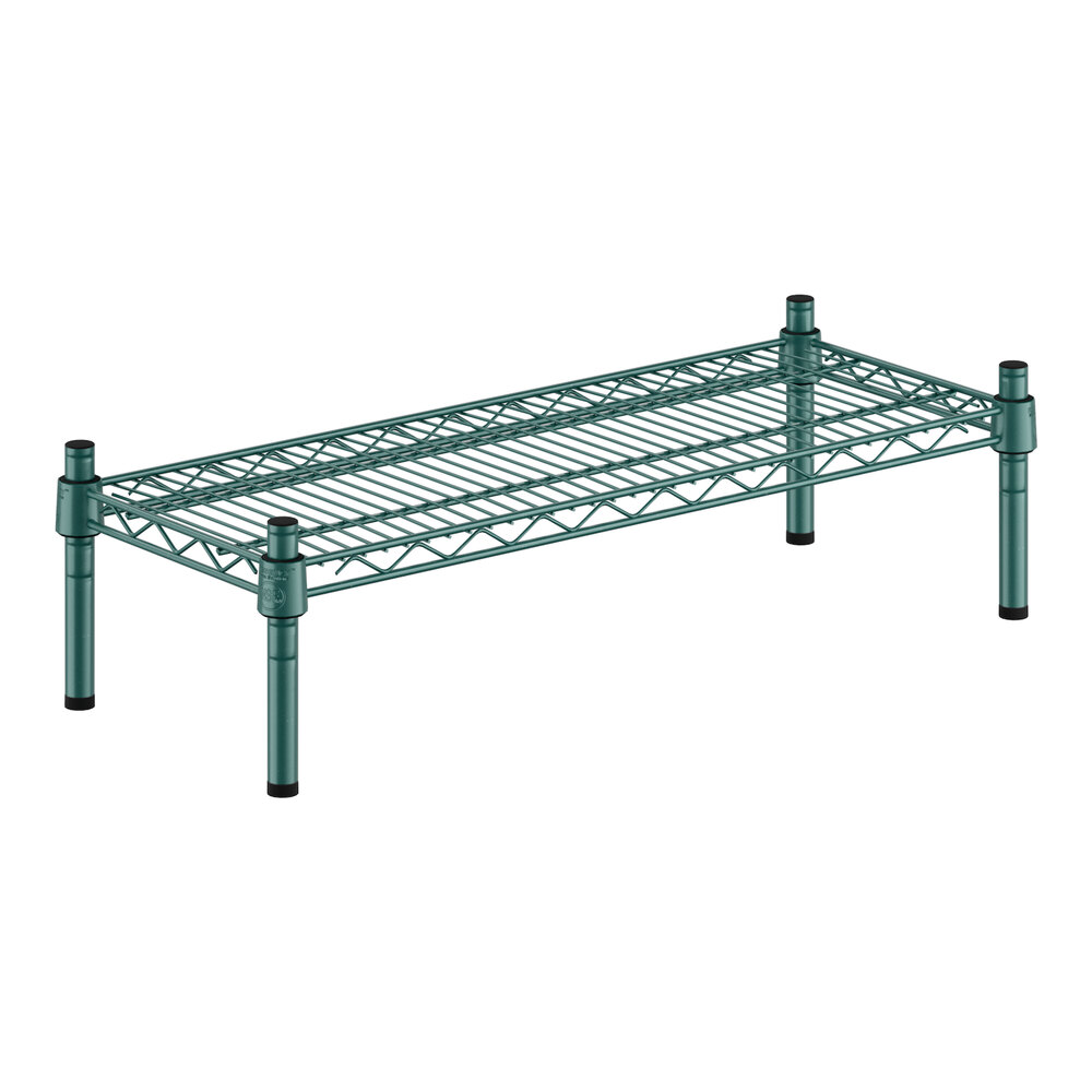 Regency 12" x 30" x 8" NSF Green Epoxy 1-Shelf Kit