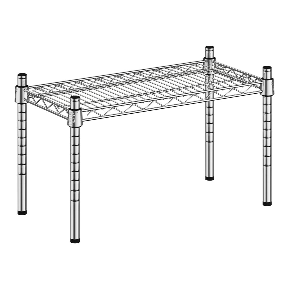 Regency 12" x 24" x 14" NSF Chrome Dunnage Shelf