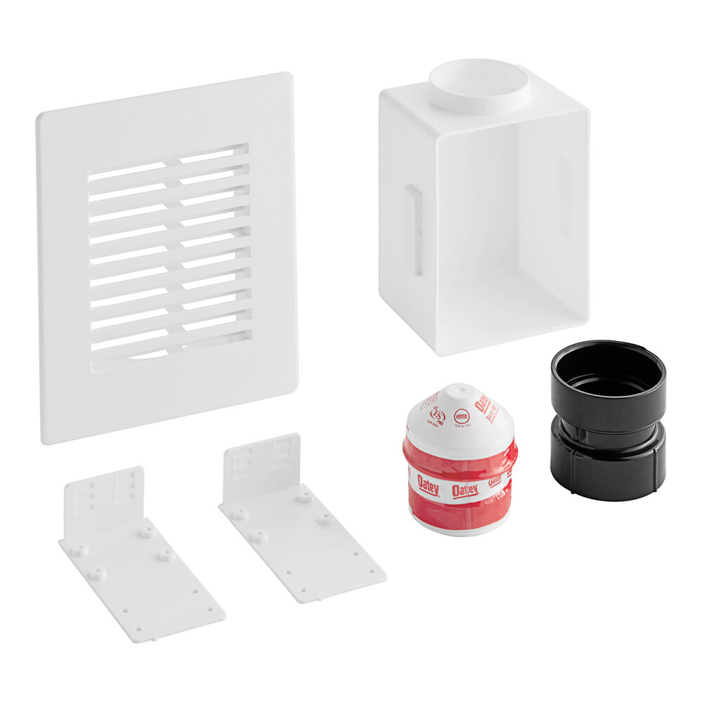 Oatey 39263 Sure-Vent 1 1/2" - 2" 20 Branch, 8 Stack DFU Air Admittance Valve Kit with Wall Box