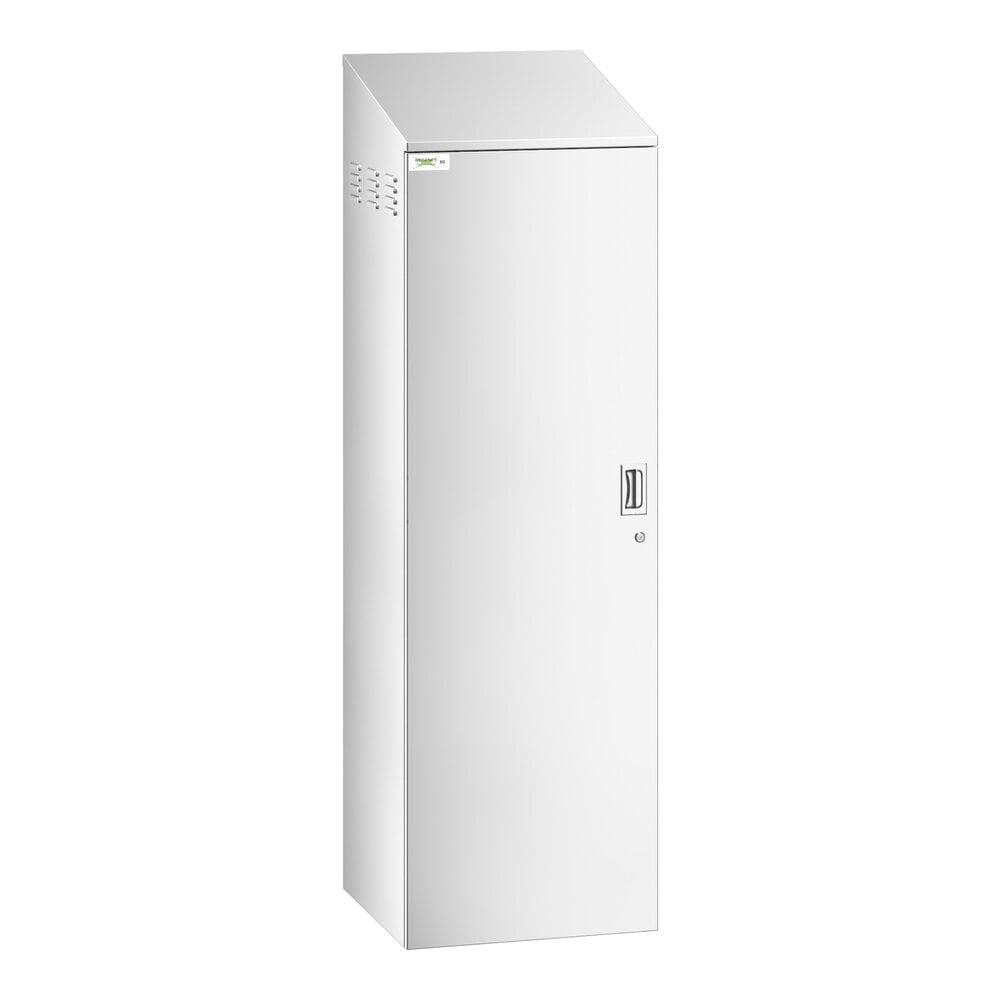 Regency Stainless Steel Mop Sink Cabinet with Faucet - 25 1/4" x 22 5/8" x 84"