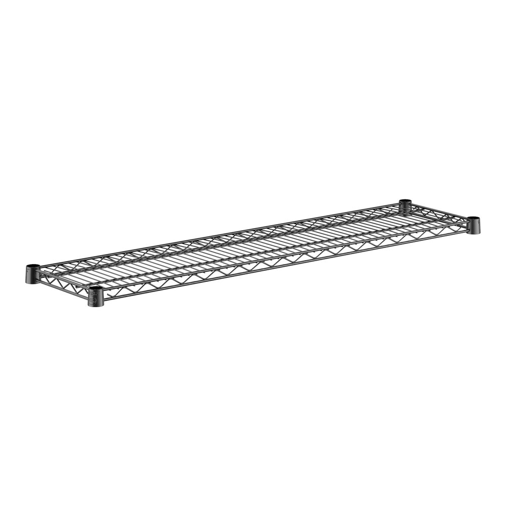 Regency 12" x 48" NSF Black Epoxy Wire Shelf