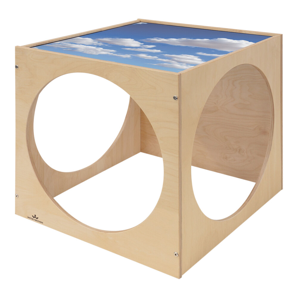 Whitney Brothers 23" x 24 1/4" x 23" Toddler Acrylic Sky Top Play House Cube